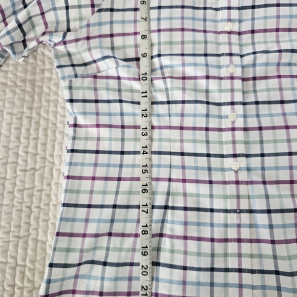 The Oxford Shirt Co. Preppy Multicolor Plaid Button Down Shirt for Women Size 8 - Picture 5 of 5
